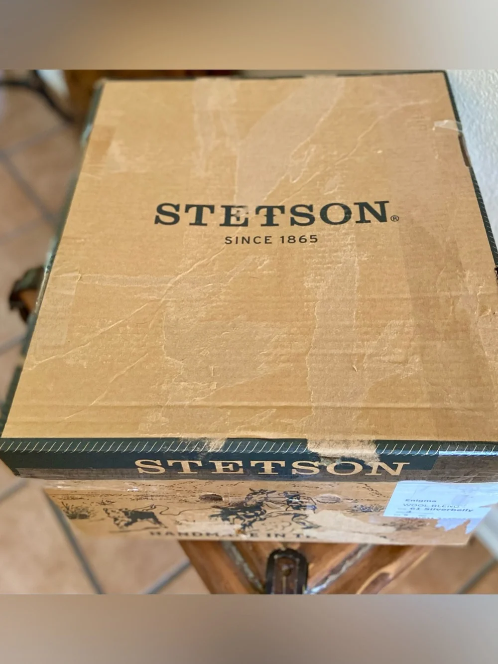 Hat - Western - Stetson - Silverbelly Enigma - Wool Size Small - NIB  Never Worn